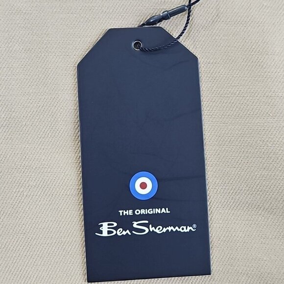 Ben Sherman Stretch Chino Shorts Men's 38 Tan Regular Fit 7" Inseam NEW NWT Luxe - Picture 8 of 14